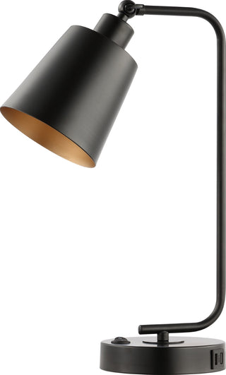 Safavieh Nobel TBL4453A Black Lamp Main Off