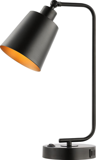 Safavieh Nobel TBL4453A Black Lamp Main On