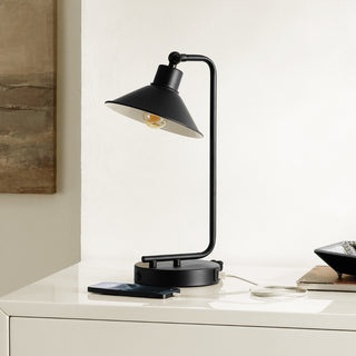Safavieh Nadav TBL4454A Black Lamp Room Scene Off Feature