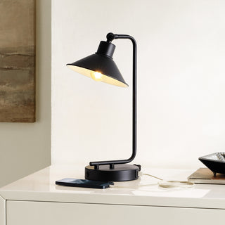 Safavieh Nadav TBL4454A Black Lamp Room Scene On Feature