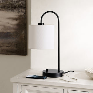 Safavieh Lybrin TBL4455A Black Lamp Room Scene Off Feature