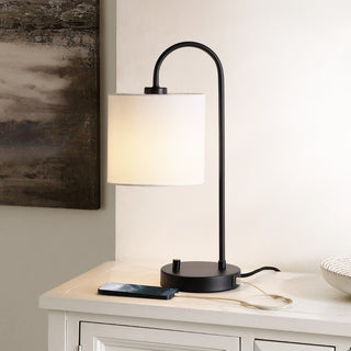 Safavieh Lybrin TBL4455A Black Lamp Room Scene On Feature