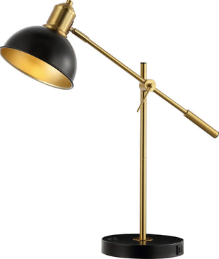 Safavieh Amur TBL4456A Black / Brass Lamp Main On