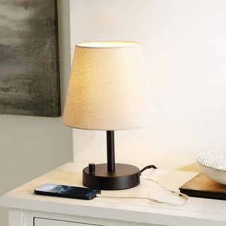 Safavieh Dexter TBL4460A Black Lamp Room Scene On Feature