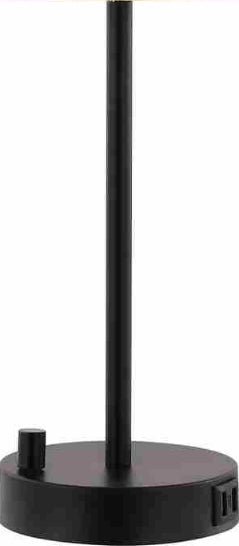 Safavieh Fowley TBL4461A Black Lamp Main Off