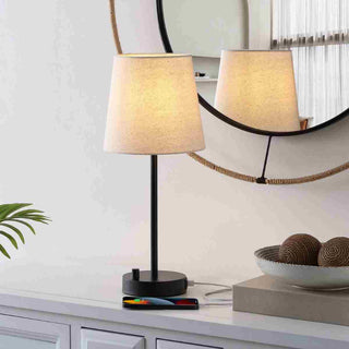 Safavieh Fowley TBL4461A Black Lamp Room Scene On Feature
