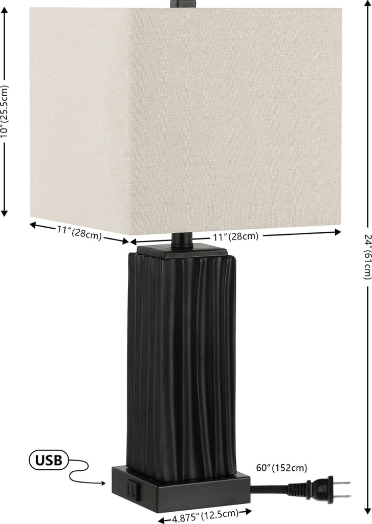 Safavieh Park TBL4462A Black Lamp main image
