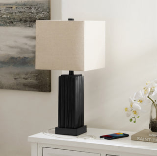 Safavieh Park TBL4462A Black Lamp Room Scene Off Feature