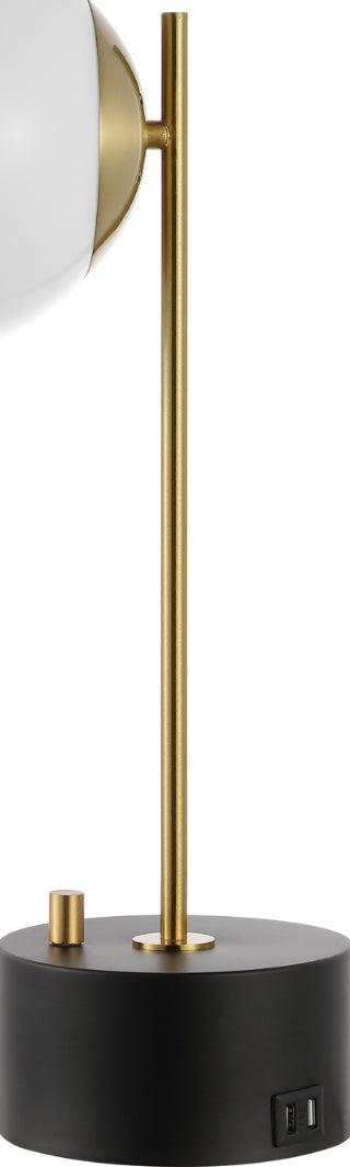 Safavieh Ryu TBL4464A Brass / Black Lamp Main Off