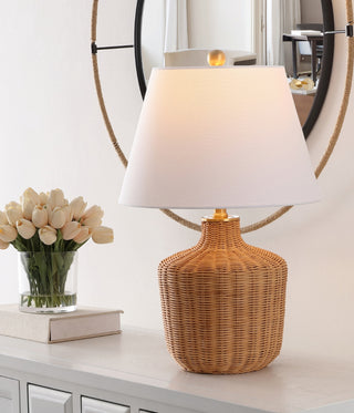 Safavieh Saolia TBL4467A Natural Lamp Room Scene On Feature