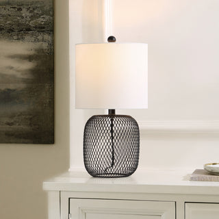 Safavieh Novis TBL4470A Black Lamp Room Scene On Feature