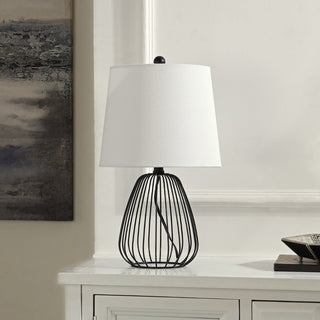 Safavieh Seine TBL4472A Black Lamp Room Scene Off Feature