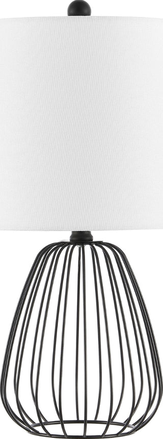 Safavieh Seine TBL4472A Black Lamp Main Off