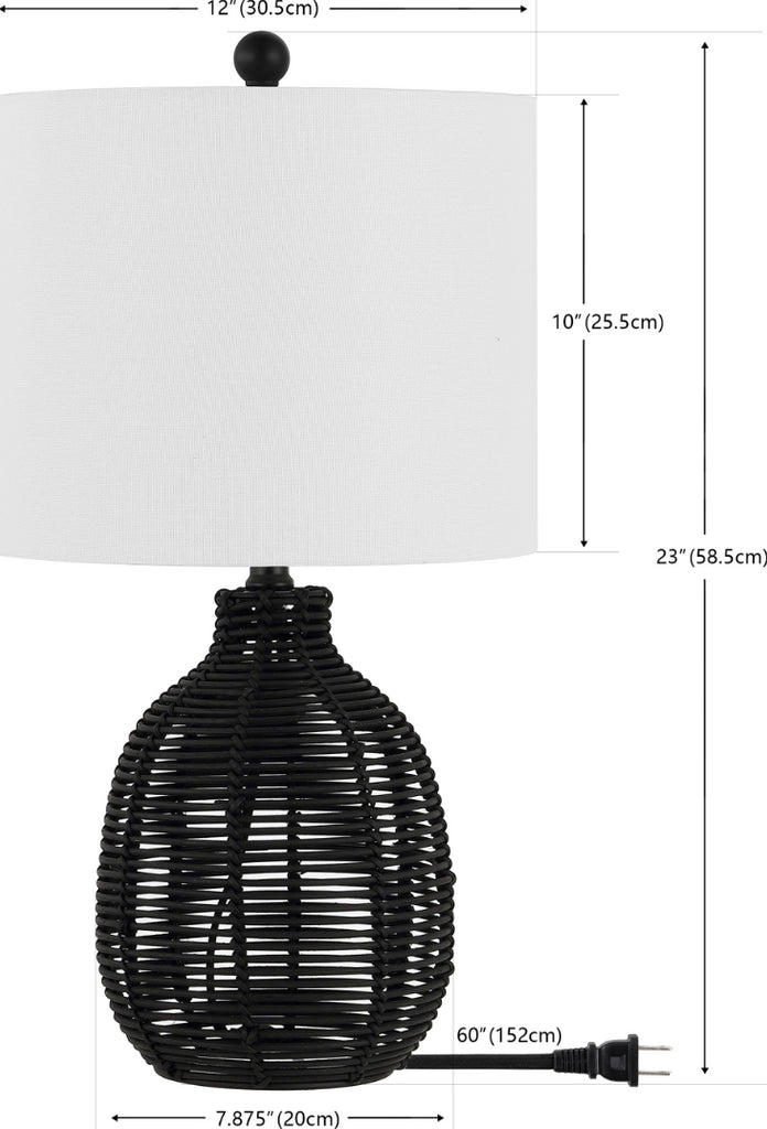 Safavieh Oroya TBL4473B Black Lamp main image
