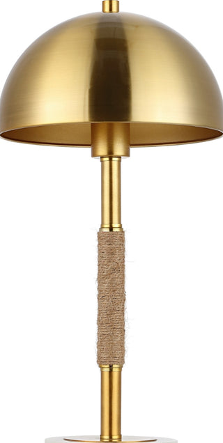 Safavieh Talon TBL4474A Brass / White Lamp Main Off