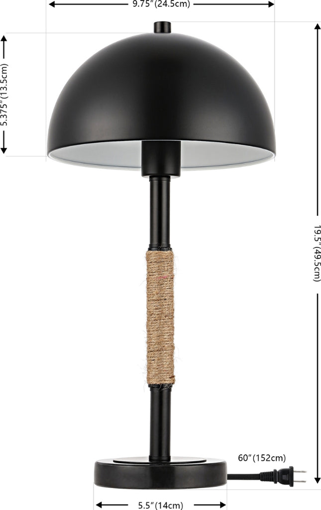 Safavieh Talon TBL4474B Black Lamp main image