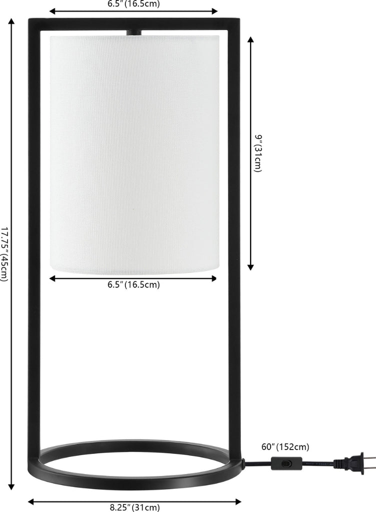 Safavieh Tamiko TBL4476A Black Lamp main image