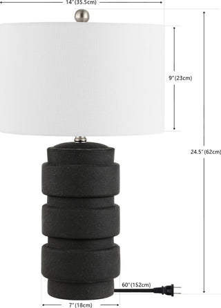 Safavieh Sero TBL4478A Black Lamp main image