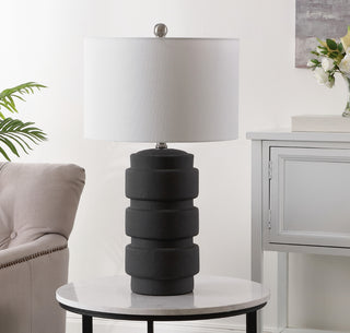 Safavieh Sero TBL4478A Black Lamp Room Scene Off Feature