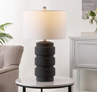 Safavieh Sero TBL4478A Black Lamp Room Scene On Feature