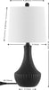 Safavieh Herleva TBL4479A Black Lamp Main On