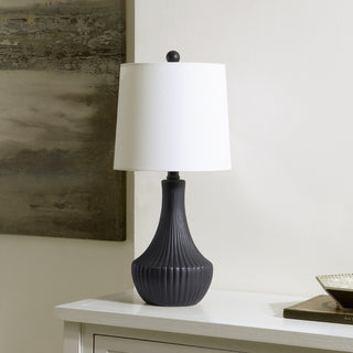 Safavieh Herleva TBL4479A Black Lamp Room Scene Off Feature