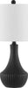 Safavieh Herleva TBL4479A Black Lamp Main Off