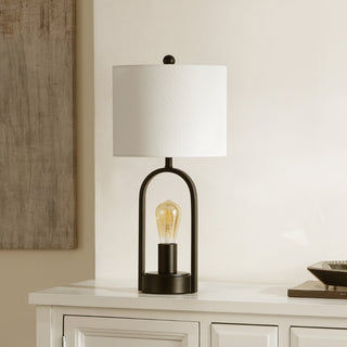 Safavieh Faust TBL4482A Black Lamp Room Scene Off Feature