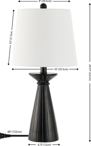 Safavieh Raye TBL4485A Black Lamp main image