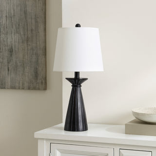 Safavieh Raye TBL4485A Black Lamp Room Scene Off Feature