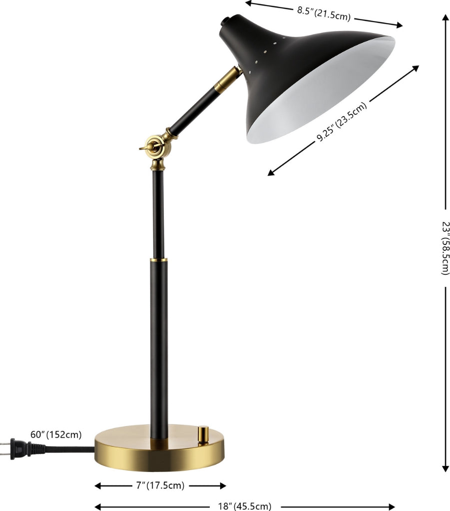 Safavieh Author TBL4488A Black / Brass Lamp main image