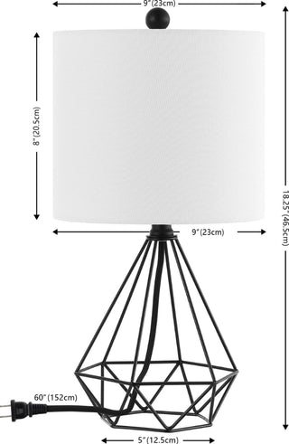 Safavieh Porzana TBL4489A Black Lamp main image