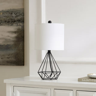 Safavieh Porzana TBL4489A Black Lamp Room Scene Off Feature