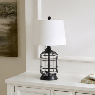Safavieh Pryce TBL4490A Black Lamp Room Scene Off Feature