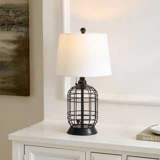 Safavieh Pryce TBL4490A Black Lamp Room Scene On Feature