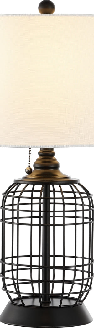 Safavieh Pryce TBL4490A Black Lamp Main On
