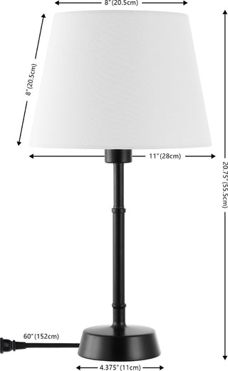 Safavieh Nysa TBL4491A Black Lamp main image