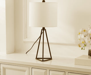 Safavieh Vernelle TBL4494A Black Lamp Room Scene Off Feature