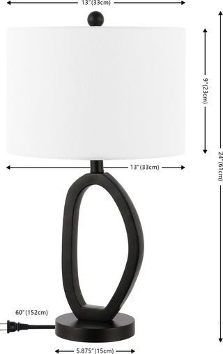 Safavieh Verne TBL4497A Black Lamp main image