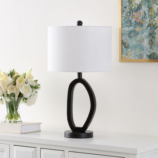 Safavieh Verne TBL4497A Black Lamp Room Scene Off Feature