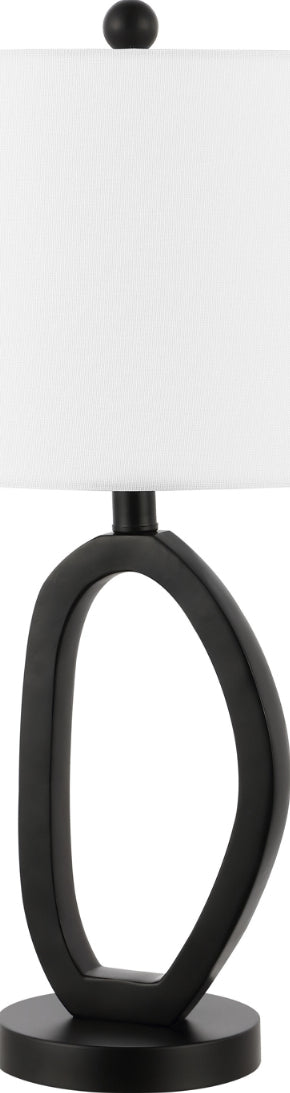 Safavieh Verne TBL4497A Black Lamp Main Off