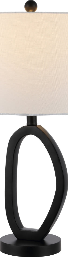 Safavieh Verne TBL4497A Black Lamp Main On