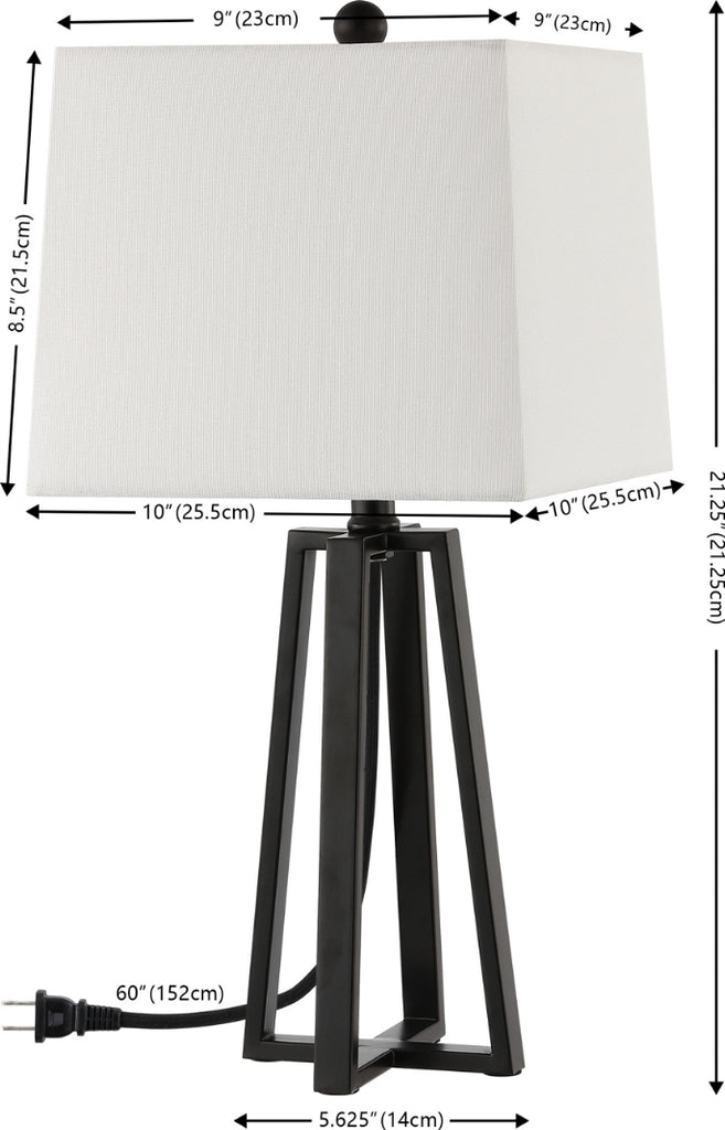 Safavieh Acosta TBL4505A Black Lamp main image