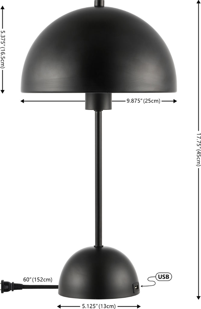 Safavieh Ixora TBL4509A Black Lamp main image