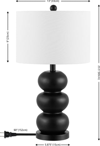 Safavieh Ioanna TBL4510A Black Lamp main image
