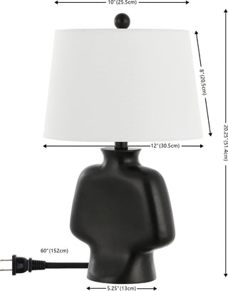 Safavieh Johari TBL4512A Black Lamp main image