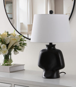 Safavieh Johari TBL4512A Black Lamp Room Scene Off Feature