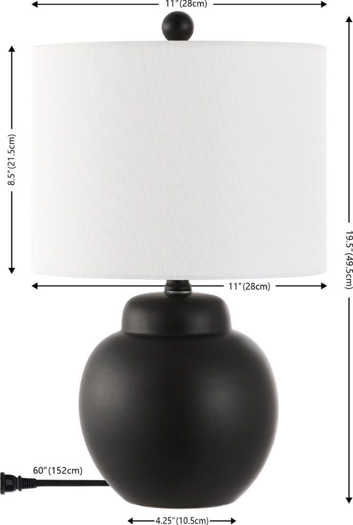Safavieh Roux TBL4513A Black Lamp main image