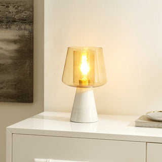 Safavieh Soraya TBL4516A Amber / White Lamp Room Scene On Feature