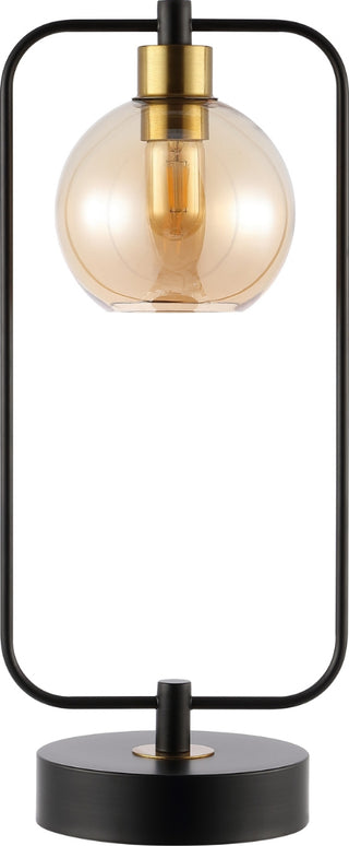 Safavieh Jayson TBL4524A Black / Amber Lamp Main Off